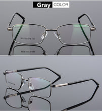 Carica l&#39;immagine nel visualizzatore di Gallery, Full Frame Thick Gold Plated Full Frame Ultra Light Metal Alloy Optical Glasses Frame Unisex Prescription Frame