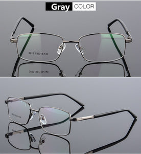 Full Frame Thick Gold Plated Full Frame Ultra Light Metal Alloy Optical Glasses Frame Unisex Prescription Frame