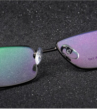 Carica l&#39;immagine nel visualizzatore di Gallery, Full Frame Thick Gold Plated Full Frame Ultra Light Metal Alloy Optical Glasses Frame Unisex Prescription Frame