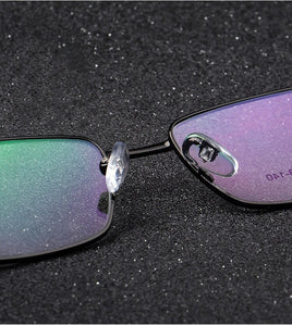 Full Frame Thick Gold Plated Full Frame Ultra Light Metal Alloy Optical Glasses Frame Unisex Prescription Frame