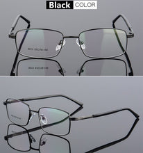 Carica l&#39;immagine nel visualizzatore di Gallery, Full Frame Thick Gold Plated Full Frame Ultra Light Metal Alloy Optical Glasses Frame Unisex Prescription Frame