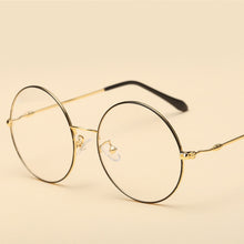 Load image into Gallery viewer, Full Memory Retro Metal Glass Frame Flat Mirror Round Frame Korean Version Ultra-light Men and Women&#39;s Glass Frame