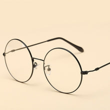 Load image into Gallery viewer, Full Memory Retro Metal Glass Frame Flat Mirror Round Frame Korean Version Ultra-light Men and Women&#39;s Glass Frame