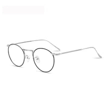 Load image into Gallery viewer, Full-Rim Glasses Frame B Titanium Retro Artistic round Frame Slim-Looking Face with Myopia Glasses Option Glasses Frame