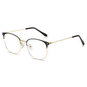 Full Rim Metal Frame Glasses For Male and Female Retro Business Style ...
