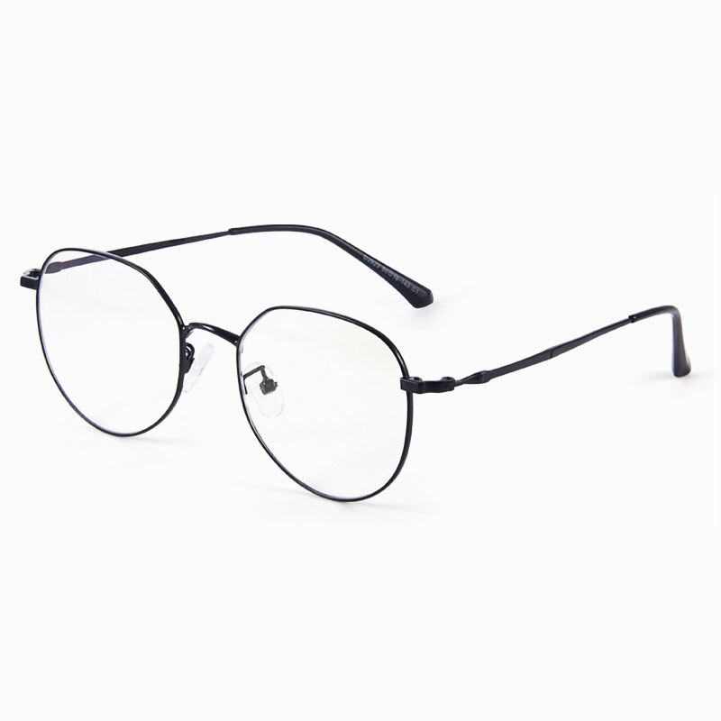Full Rim Metal Frame Glasses For Man and Woman Retro Up Polygon Shape Frame Myopia Spectacles