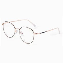 Load image into Gallery viewer, Full Rim Metal Frame Glasses For Man and Woman Retro Up Polygon Shape Frame Myopia Spectacles