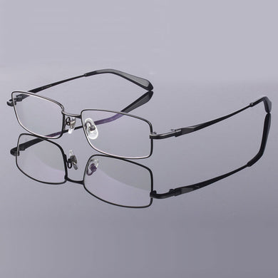 Full Rim Pure Titanium Eyeglasses Frame for Men Optical Glasses Frame Prescription Eyewear Spectacles 9867 Alloy Frame
