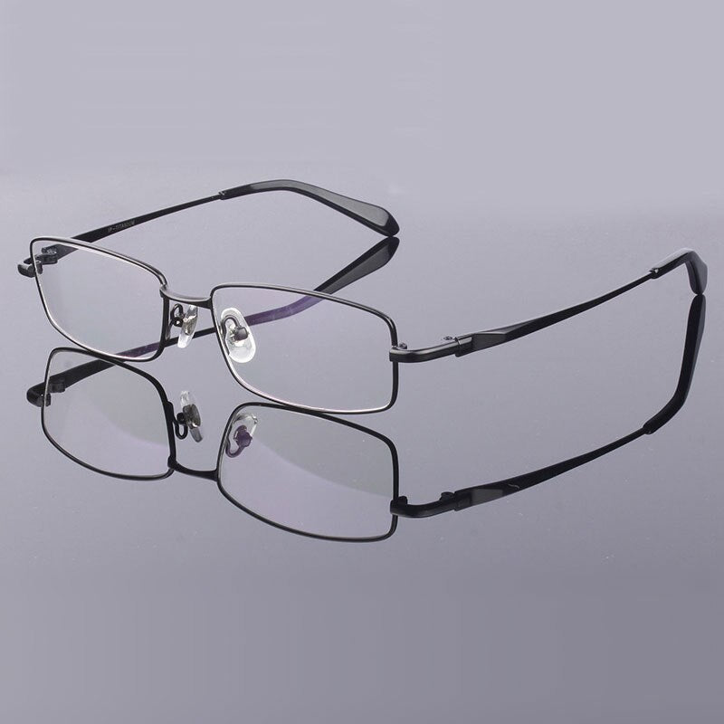 Full Rim Pure Titanium Eyeglasses Frame for Men Optical Glasses Frame Prescription Eyewear Spectacles 9867 Alloy Frame