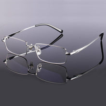 Carica l&#39;immagine nel visualizzatore di Gallery, Full Rim Pure Titanium Eyeglasses Frame for Men Optical Glasses Frame Prescription Eyewear Spectacles 9867 Alloy Frame