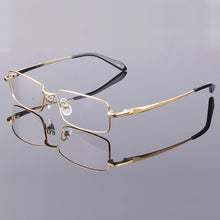 Carica l&#39;immagine nel visualizzatore di Gallery, Full Rim Pure Titanium Eyeglasses Frame for Men Optical Glasses Frame Prescription Eyewear Spectacles 9867 Alloy Frame