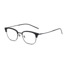 Load image into Gallery viewer, Full Rim Pure Titanium Frame Eyewears For Man and Woman  Handmade Classic Browline Myopia Spectacles