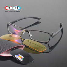 Load image into Gallery viewer, Full Rimless Eyeglasses Frames Optical Eyewear Frame Men Women Spectacles Polarized Sunglasses Clip on Night Vision Glasses