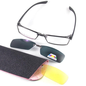Full Rimless Eyeglasses Frames Optical Eyewear Frame Men Women Spectacles Polarized Sunglasses Clip on Night Vision Glasses
