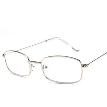 Load image into Gallery viewer, Full alloy frame rectangular small sunglasses red eye sun glasses men women UV400 retro metal vintage brand design 2023 eyewear