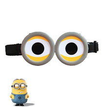 Load image into Gallery viewer, Funny Decorative Minions Cosplay Costume Glasses Party Props 3D Circular Glass Birthday Party Supplies Decoration