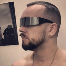 Load image into Gallery viewer, Futuristic Wrap Around Sunglasses Men Costume Glasses Mask Novelty Glasses Halloween Party Party Supplies Decoration