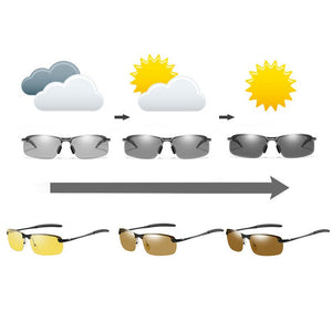 GAOOZE 2023 Polarized Photochromic Sunglasses Men Glasses for Drivers Day Night Vision Goggles Oval Driving GlassesYellow Oculos