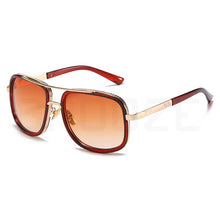 Load image into Gallery viewer, GAOOZE  Square Sunglasses Male Brand Design Square Sunglasses Men&#39;s Anti-glare Glasses Hip Hop Blue Glasses LXD395
