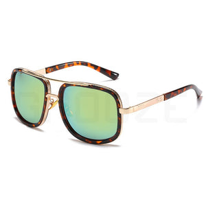 GAOOZE  Square Sunglasses Male Brand Design Square Sunglasses Men's Anti-glare Glasses Hip Hop Blue Glasses LXD395