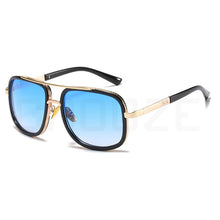 Load image into Gallery viewer, GAOOZE  Square Sunglasses Male Brand Design Square Sunglasses Men&#39;s Anti-glare Glasses Hip Hop Blue Glasses LXD395