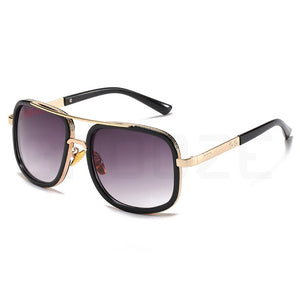 GAOOZE  Square Sunglasses Male Brand Design Square Sunglasses Men's Anti-glare Glasses Hip Hop Blue Glasses LXD395