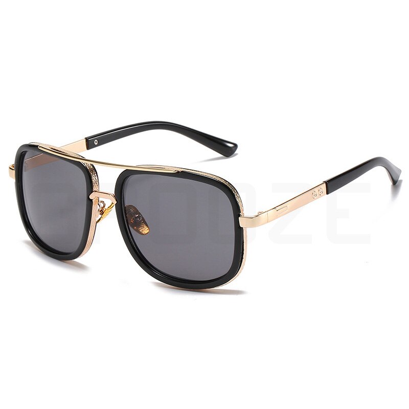 GAOOZE  Square Sunglasses Male Brand Design Square Sunglasses Men's Anti-glare Glasses Hip Hop Blue Glasses LXD395