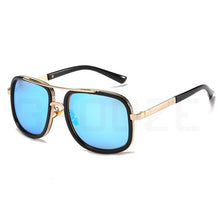 Load image into Gallery viewer, GAOOZE  Square Sunglasses Male Brand Design Square Sunglasses Men&#39;s Anti-glare Glasses Hip Hop Blue Glasses LXD395