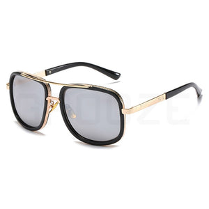 GAOOZE  Square Sunglasses Male Brand Design Square Sunglasses Men's Anti-glare Glasses Hip Hop Blue Glasses LXD395