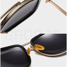 Load image into Gallery viewer, GAOOZE  Square Sunglasses Male Brand Design Square Sunglasses Men&#39;s Anti-glare Glasses Hip Hop Blue Glasses LXD395