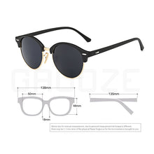 Load image into Gallery viewer, GAOOZE Sunglasses Women Sunglasses Retro Women's Round Glasses Ladies Branded Sunglass Vintage Anti-Glare Glasses Oculos LXD369