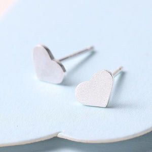 GCE4 heart shape women earring send with small box have 3 color chioce 925 silver jewelry