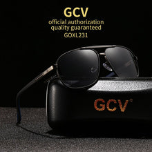 Load image into Gallery viewer, GCV  Classic Vintage Retro Caravan  Pilot Sunglasses Metal Frame Men Women Female Polarized  Driving Outdoor Fishing Gradient