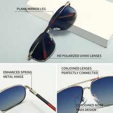 Load image into Gallery viewer, GCV  Classic Vintage Retro Caravan  Pilot Sunglasses Metal Frame Men Women Female Polarized  Driving Outdoor Fishing Gradient