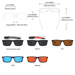 GCV Leisure Contracted  Polarized Sunglasses Men's Driving Shades Male Sun Glasses Vintage Travel Fishing Classic
