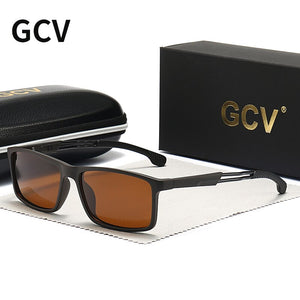 GCV Leisure Contracted  Polarized Sunglasses Men's Driving Shades Male Sun Glasses Vintage Travel Fishing Classic