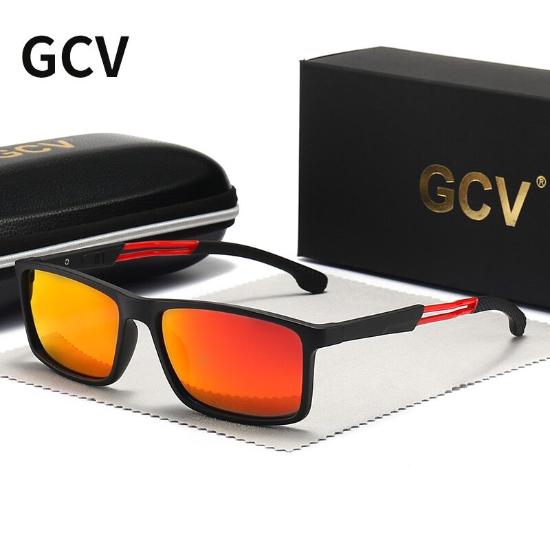 GCV Leisure Contracted  Polarized Sunglasses Men's Driving Shades Male Sun Glasses Vintage Travel Fishing Classic