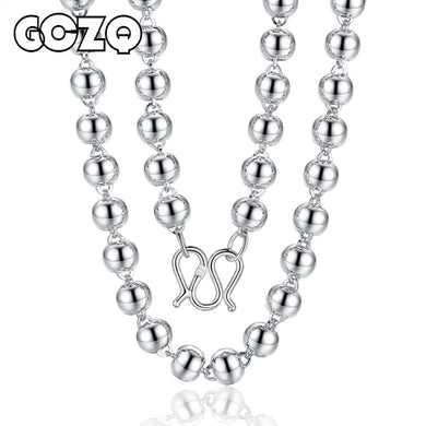 Men Necklace Sterling Silver Necklace 990 silver bosses in the chain of Buddha pearl chain men