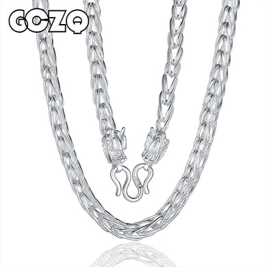 collana in argento sterling S999 di alta gioielleria per gioielli da uomo con catena in stile elegante collana in argento sterling 