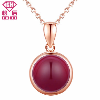 Fashion Created Ruby Lip Shape Wraparound Necklace For Sex Women Real 925 Sterling Silver Fine Jewelry Style
