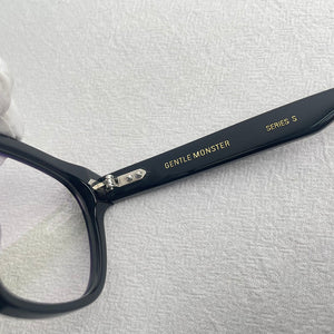 GENTLE MONSTER Eye Glasses Women For Men Reading Blue Light Blocking Prescription VOLTA Black Clear Acetate GM Eyeglasses Frames