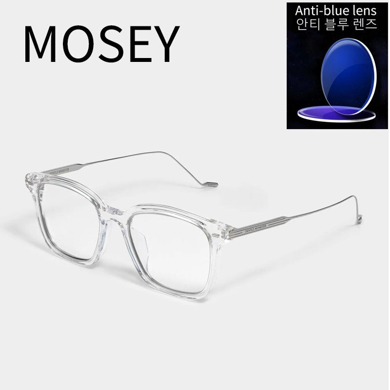 GENTLE MONSTER GM Glasses Frame Women Blue Light Blocking Prescription Designer Myopia MOSEY Clear Eyeglasses For Men