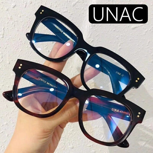 GENTLE MONSTER Glasses Frame Women Blue Light Blocking Prescription Designer Myopia UNA C Acetate Eyeglasses GM For Men