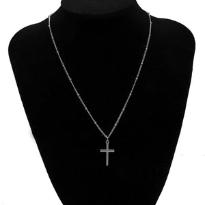 Vendita calda The Movie Fast and Furious Collana con ciondolo Dominic Toretto Cross Pendenti da uomo per gioielli da uomo Collana in cristallo 