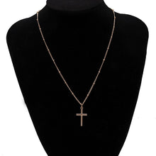 Carica l&#39;immagine nel visualizzatore di Gallery, Vendita calda The Movie Fast and Furious Collana con ciondolo Dominic Toretto Cross Pendenti da uomo per gioielli da uomo Collana in cristallo 