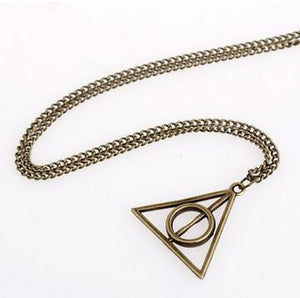 Hot salling Fashion jewelry Harry Magic Scho Badge Potter Necklace movie jewelry