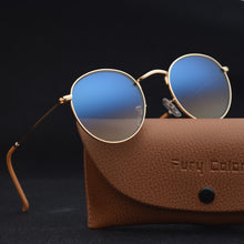 Load image into Gallery viewer, GLASS Lens UV 400 Small MEN WOMEN Sunglasses Gothic Steampunk Sunglasses Mens Womens Retro Small Vintage Round Eyewear Shades