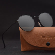 Load image into Gallery viewer, GLASS Lens UV 400 Small MEN WOMEN Sunglasses Gothic Steampunk Sunglasses Mens Womens Retro Small Vintage Round Eyewear Shades