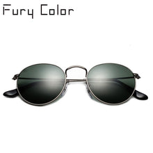 Load image into Gallery viewer, GLASS Lens UV 400 Small MEN WOMEN Sunglasses Gothic Steampunk Sunglasses Mens Womens Retro Small Vintage Round Eyewear Shades