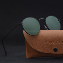 Load image into Gallery viewer, GLASS Lens UV 400 Small MEN WOMEN Sunglasses Gothic Steampunk Sunglasses Mens Womens Retro Small Vintage Round Eyewear Shades